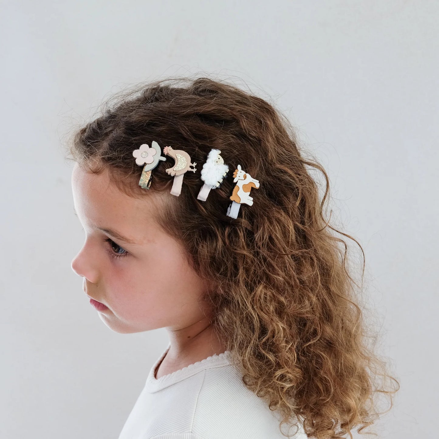 Mimi & Lula Farm animal mini clips