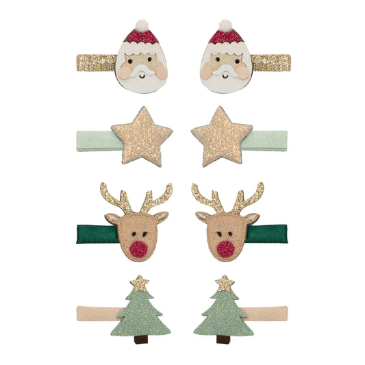 Mimi & Lula Santa & rudolph mini clips