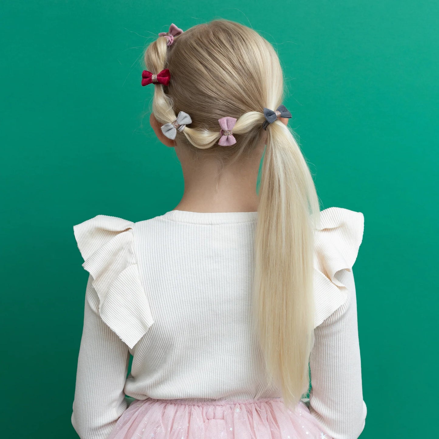 Mimi & Lula Christmas velvet bow clips