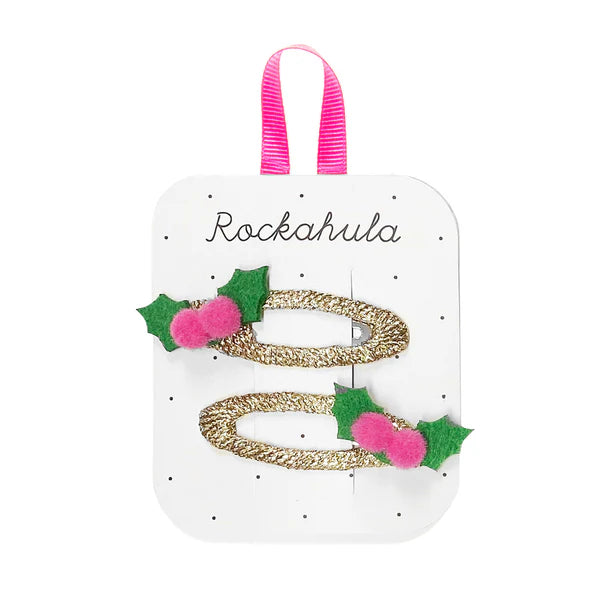 Rockahula Holly Pom Pom Clips