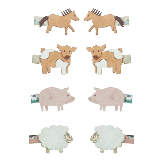 Mimi & Lula Farm animal mini clips