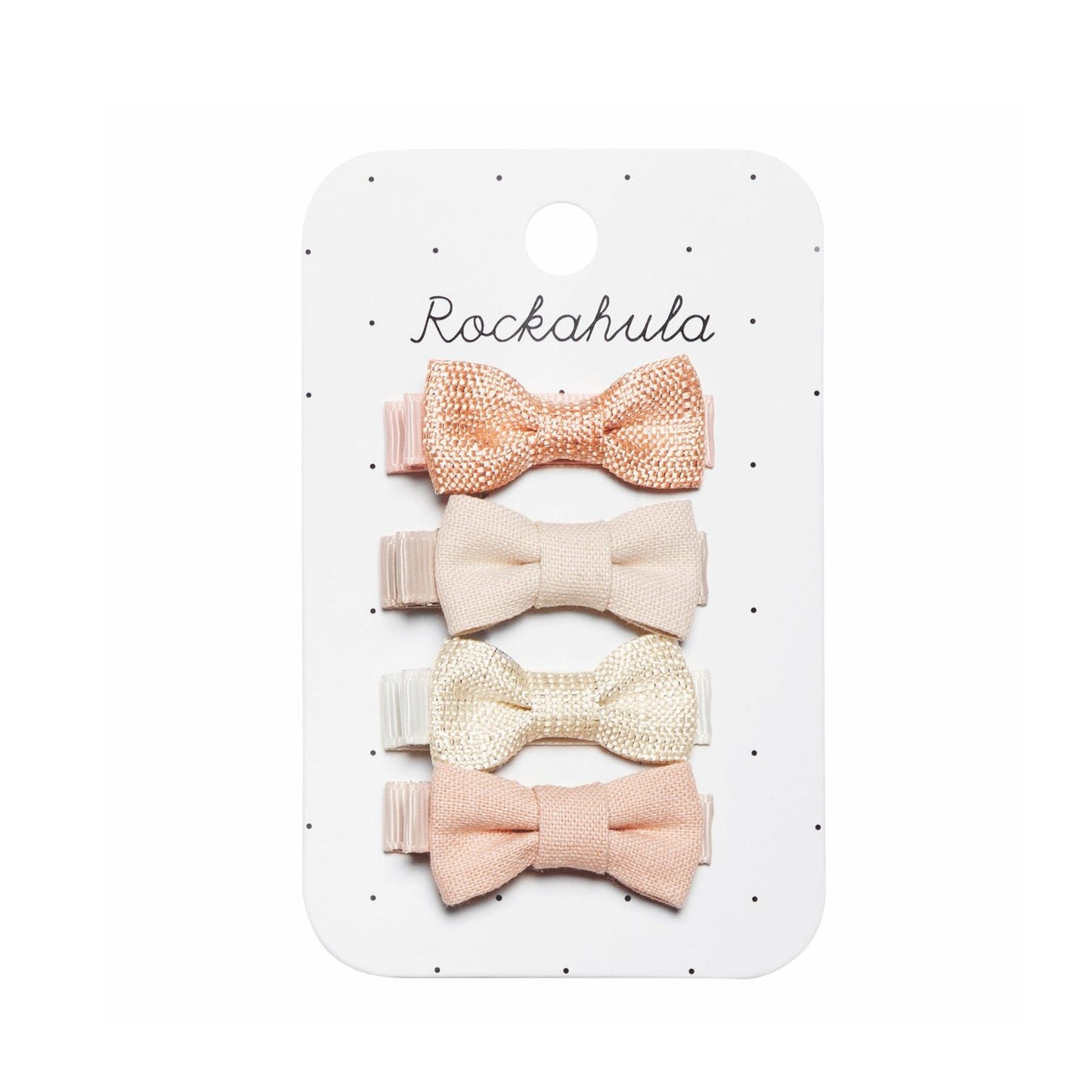 Rockahula Flora Linen Mini Bow Clips