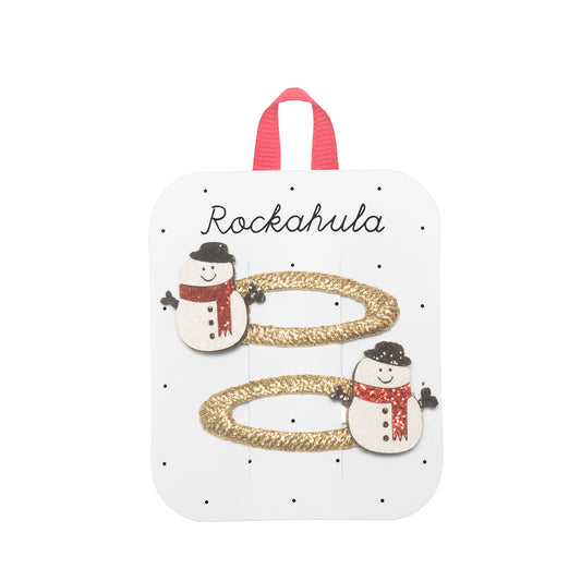 Rockahula Snowman Glitter Clips