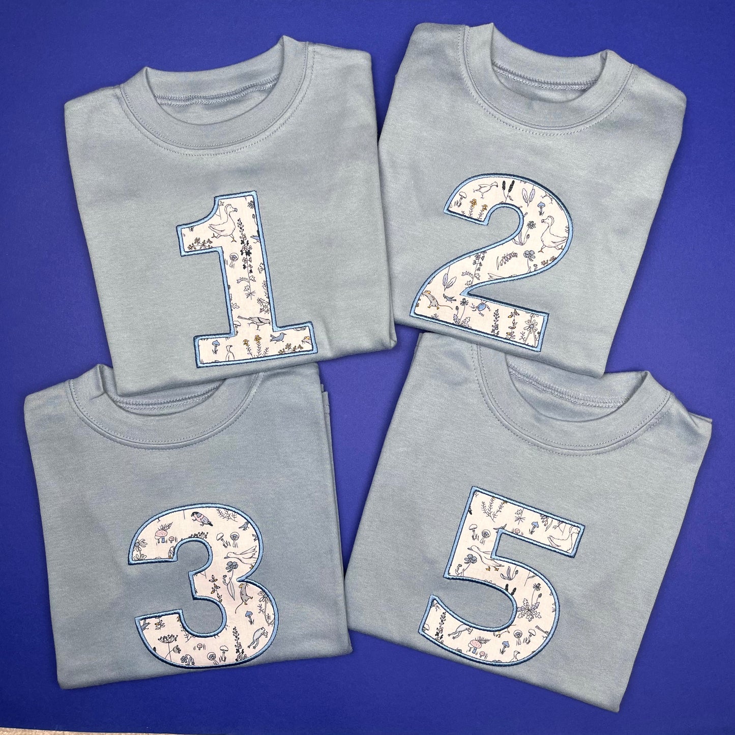 Boys Birthday Number Tee (Bold Edging)